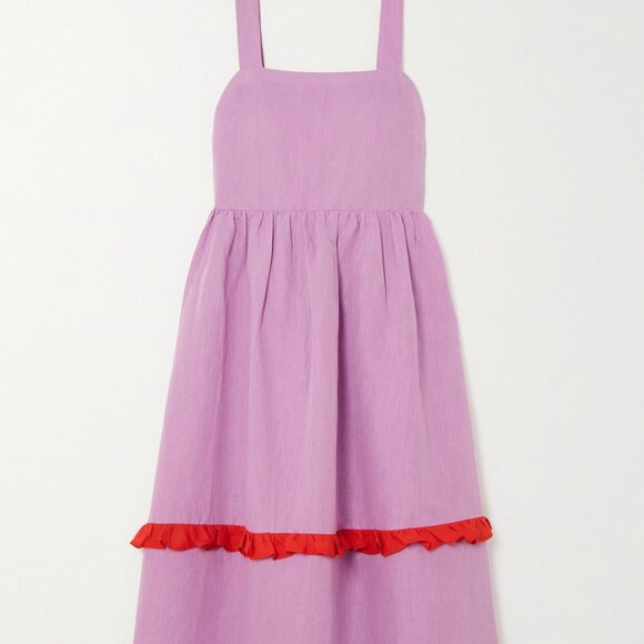 Dora Larson Organic Cotton and Linen Dress - Picture 1 of 12